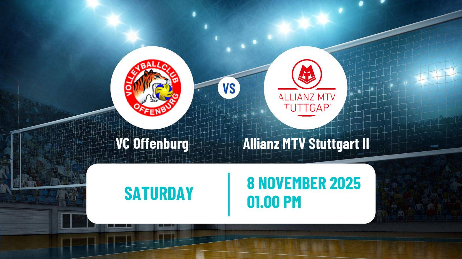 Volleyball German 2 Bundesliga South Volleyball Women Offenburg - Allianz MTV Stuttgart II