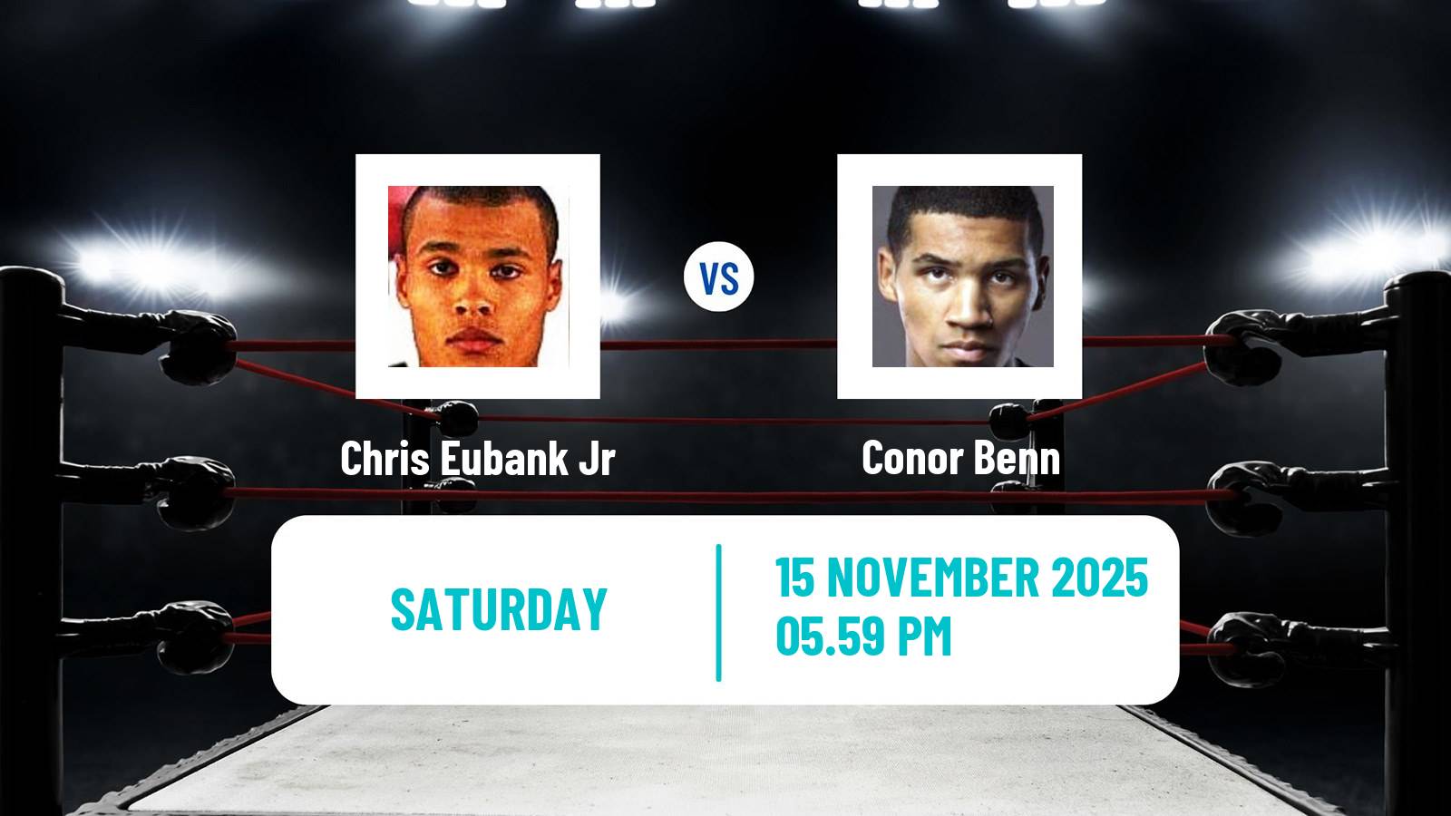 Boxing Middleweight Others Matches Men Chris Eubank Jr - Conor Benn