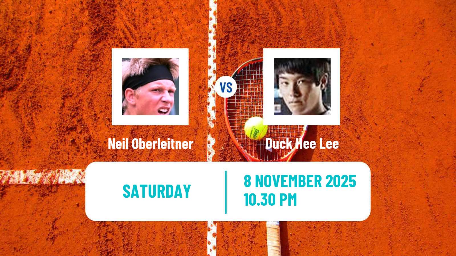 Tennis Kobe Challenger Men Neil Oberleitner - Duck Hee Lee