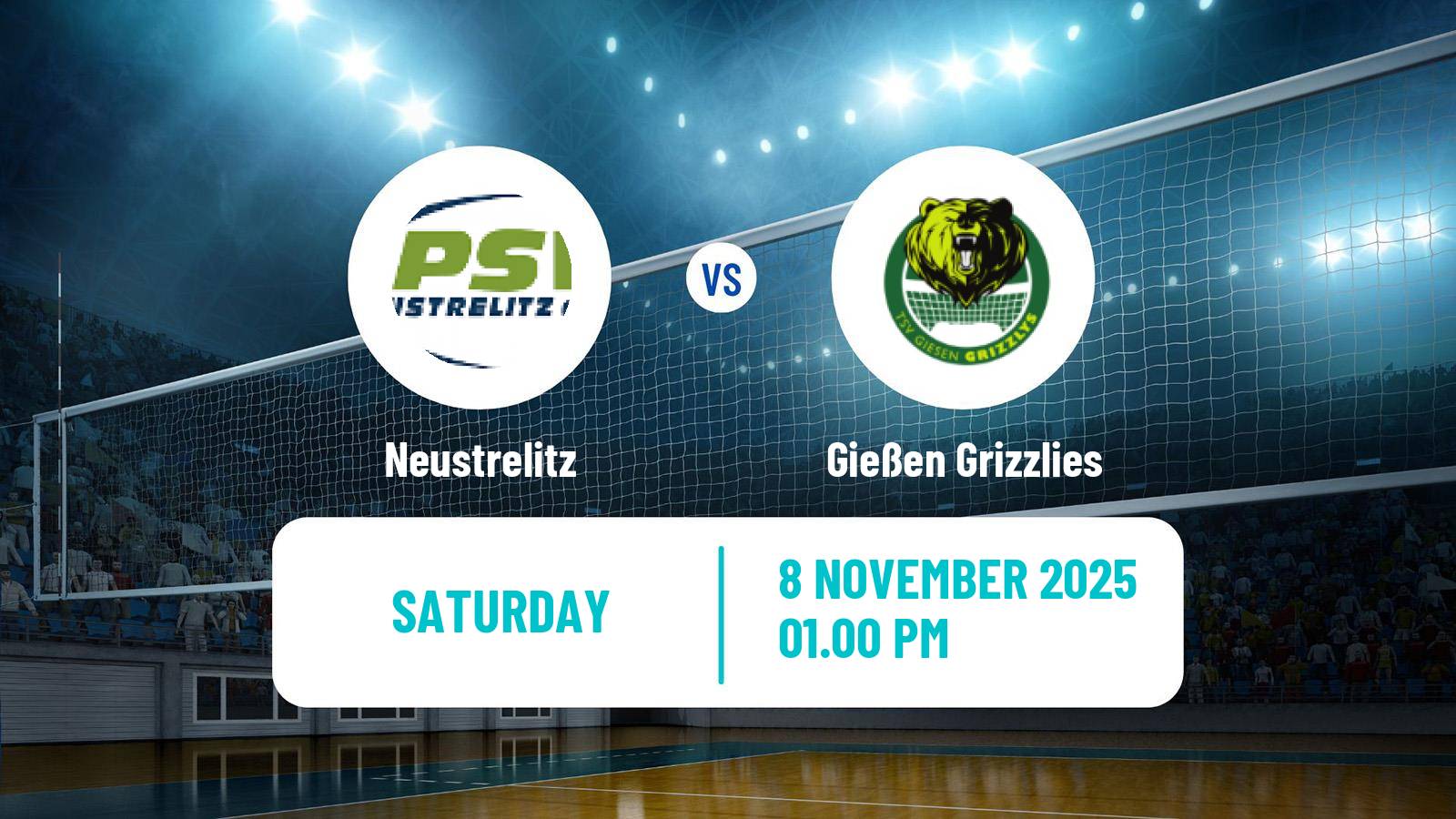 Volleyball German DVV Cup Neustrelitz - Gießen Grizzlies