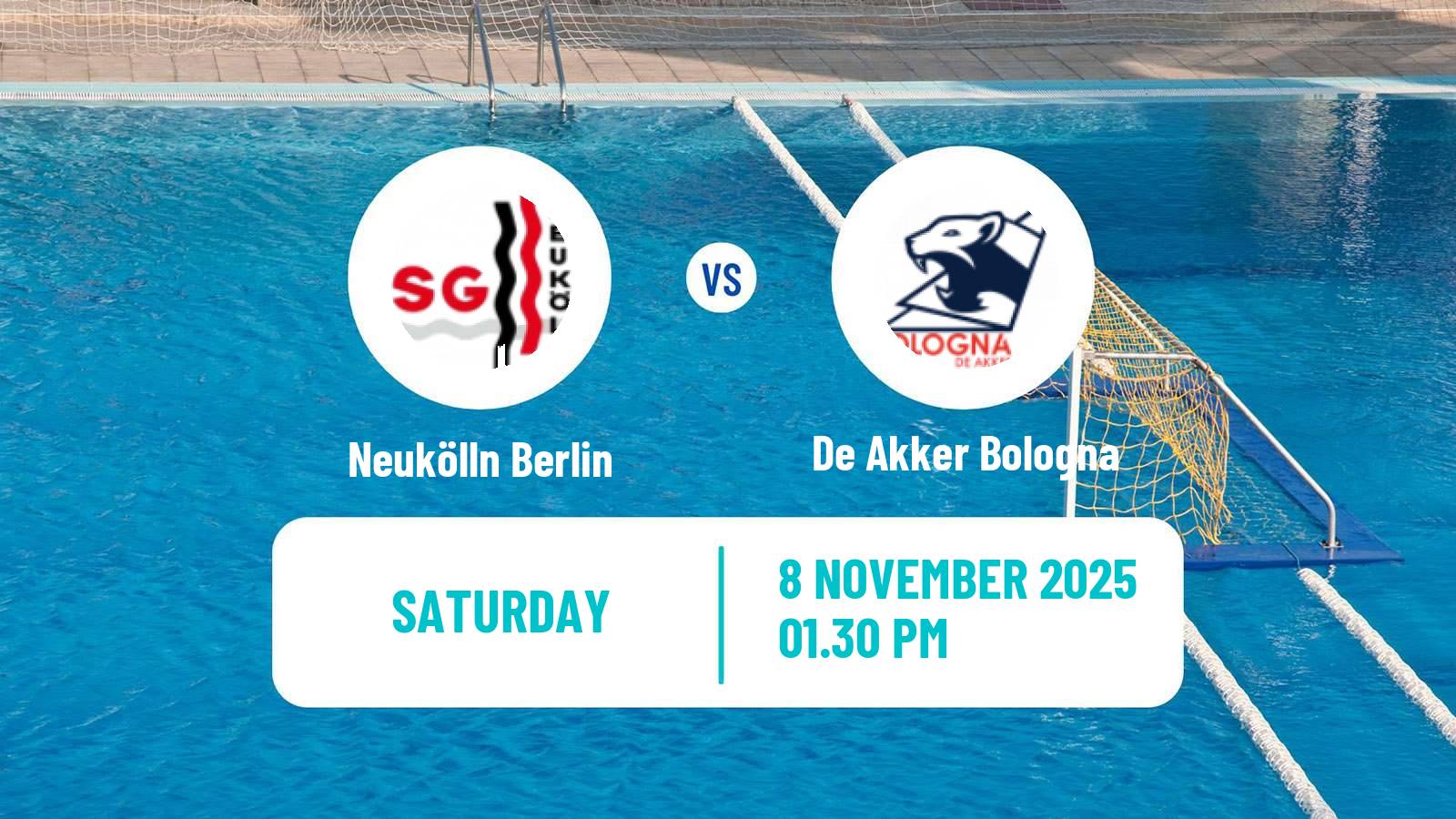 Water polo Conference Cup Water Polo Neukölln Berlin - De Akker Bologna