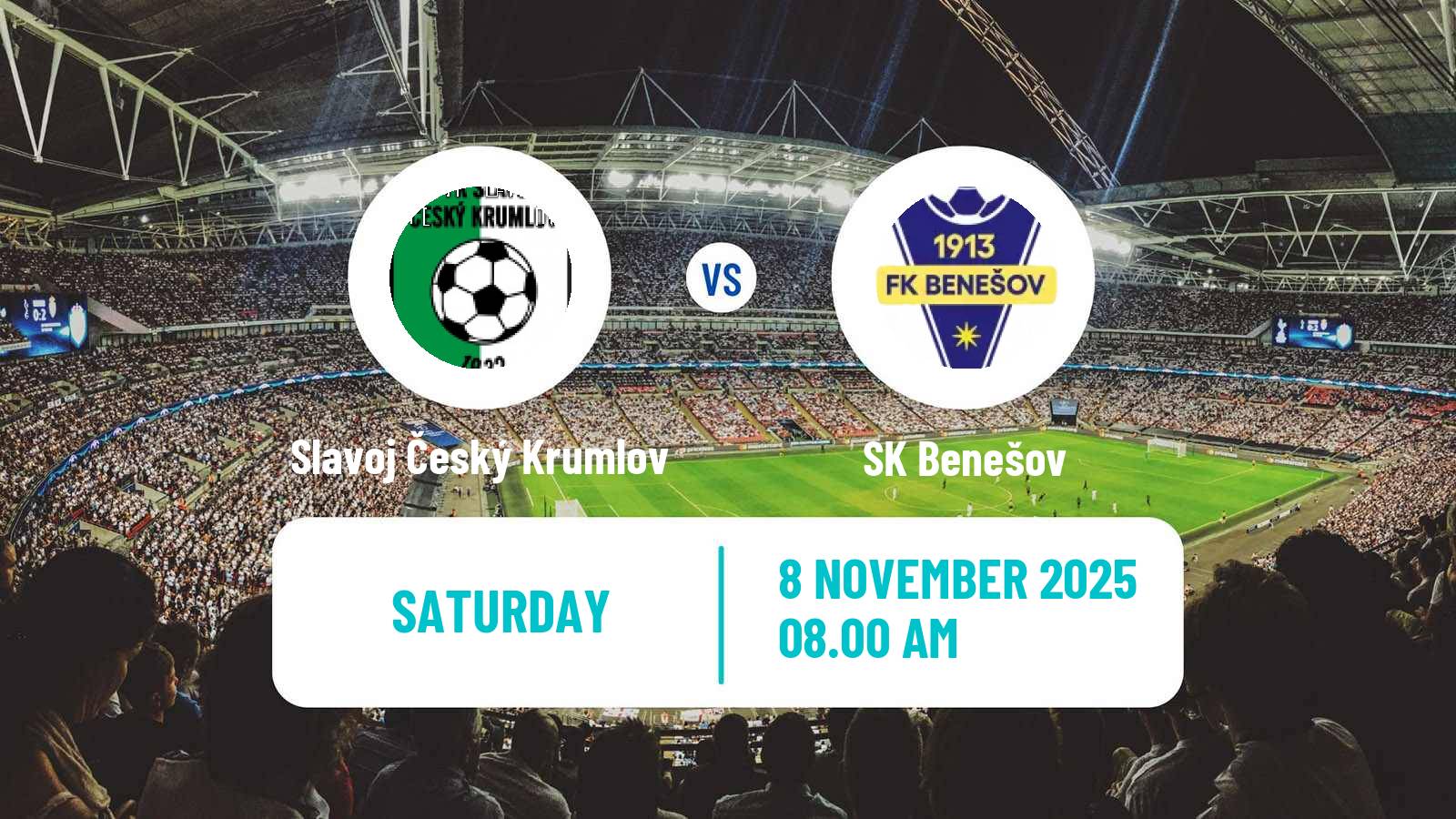 Football Czech Division A Slavoj Český Krumlov - Benešov