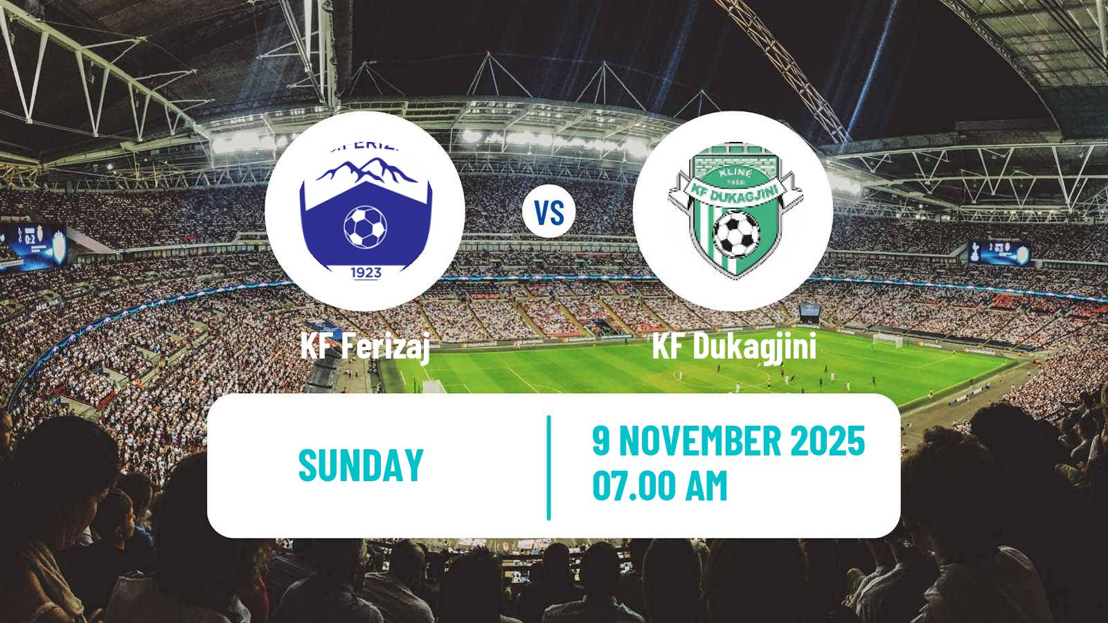 Football Kosovo Superliga Ferizaj - Dukagjini
