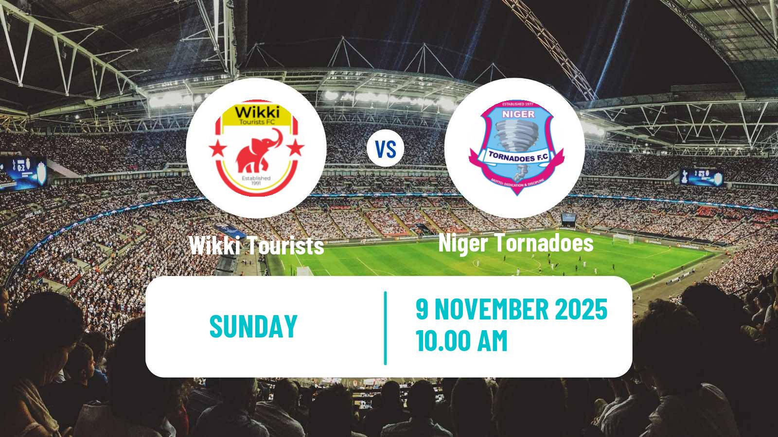 Football Nigerian Premier League Wikki Tourists - Niger Tornadoes