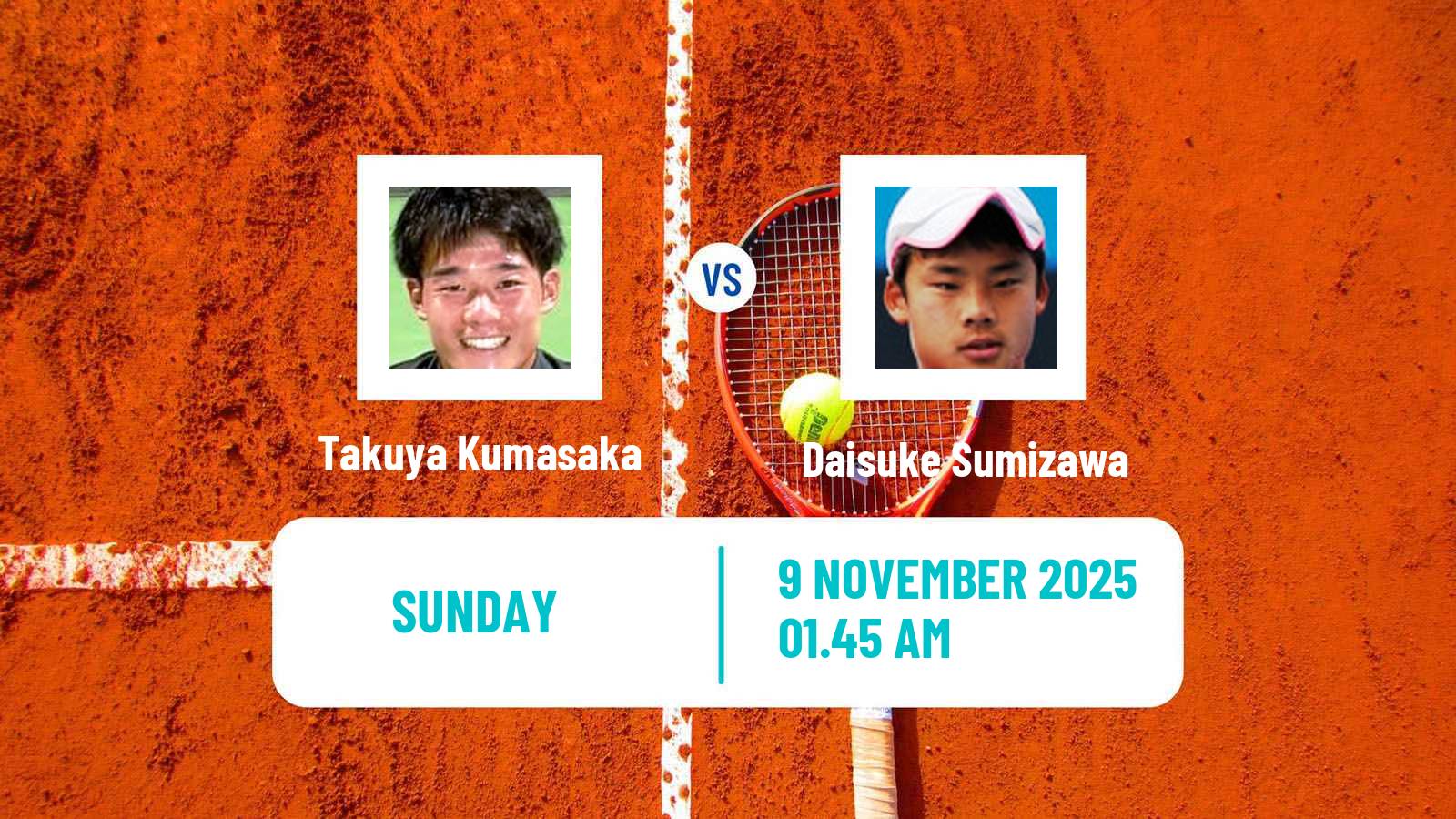 Tennis Brisbane 3 Challenger Men Takuya Kumasaka - Daisuke Sumizawa
