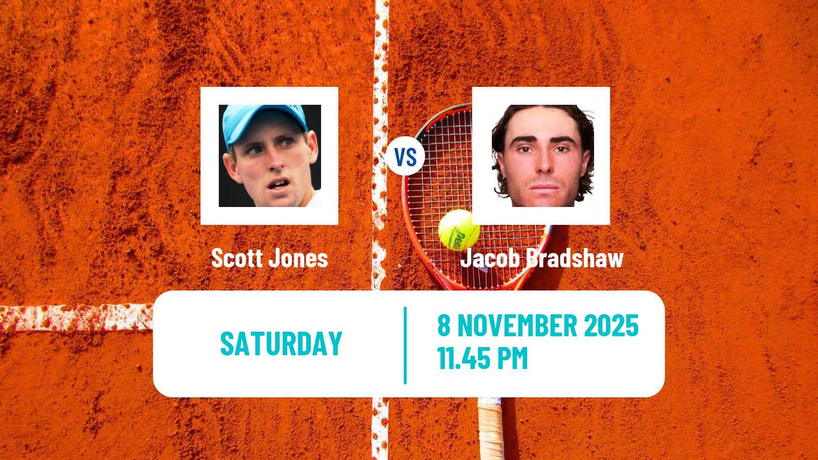 Tennis Brisbane 3 Challenger Men Scott Jones - Jacob Bradshaw