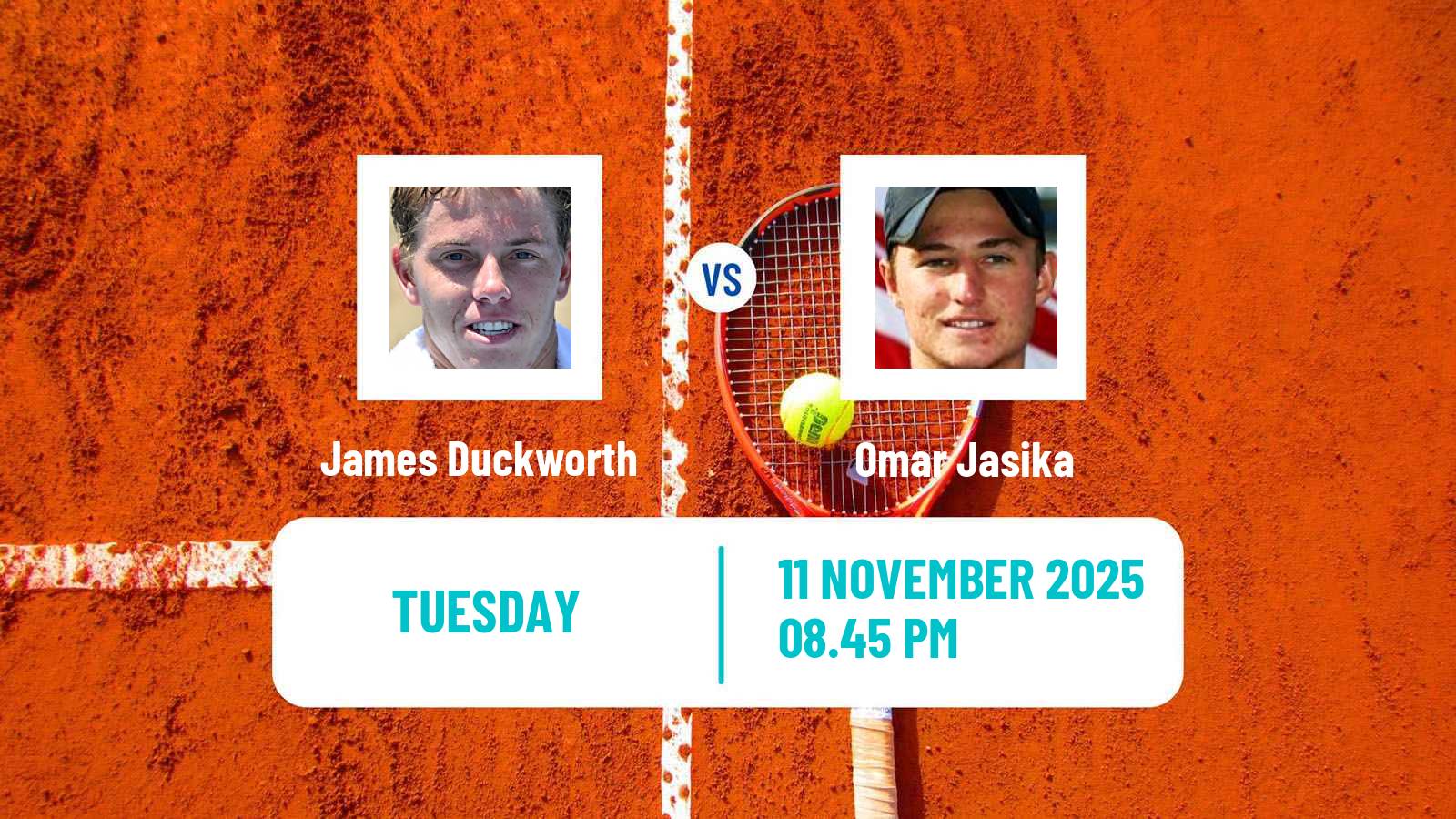 Tennis Brisbane 3 Challenger Men James Duckworth - Omar Jasika