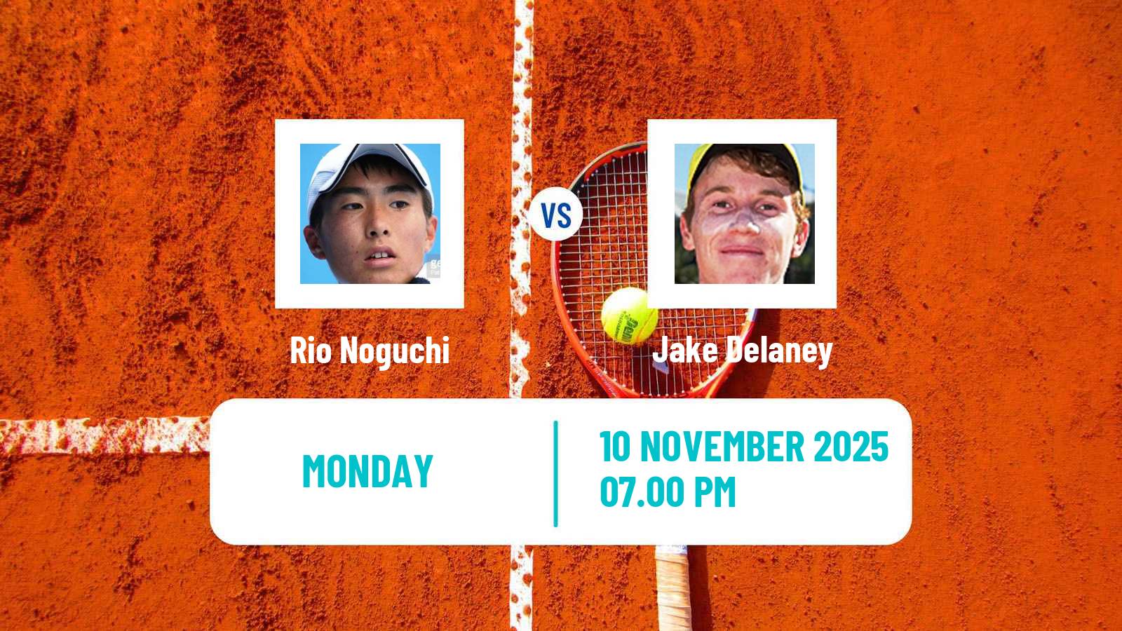 Tennis Brisbane 3 Challenger Men Rio Noguchi - Jake Delaney