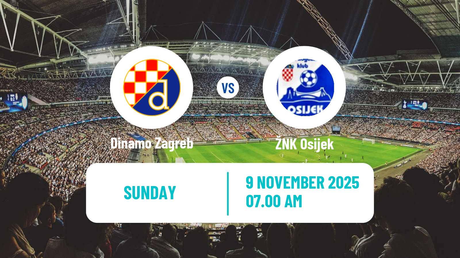 Football Croatian 1 HNL Women Dinamo Zagreb - Osijek