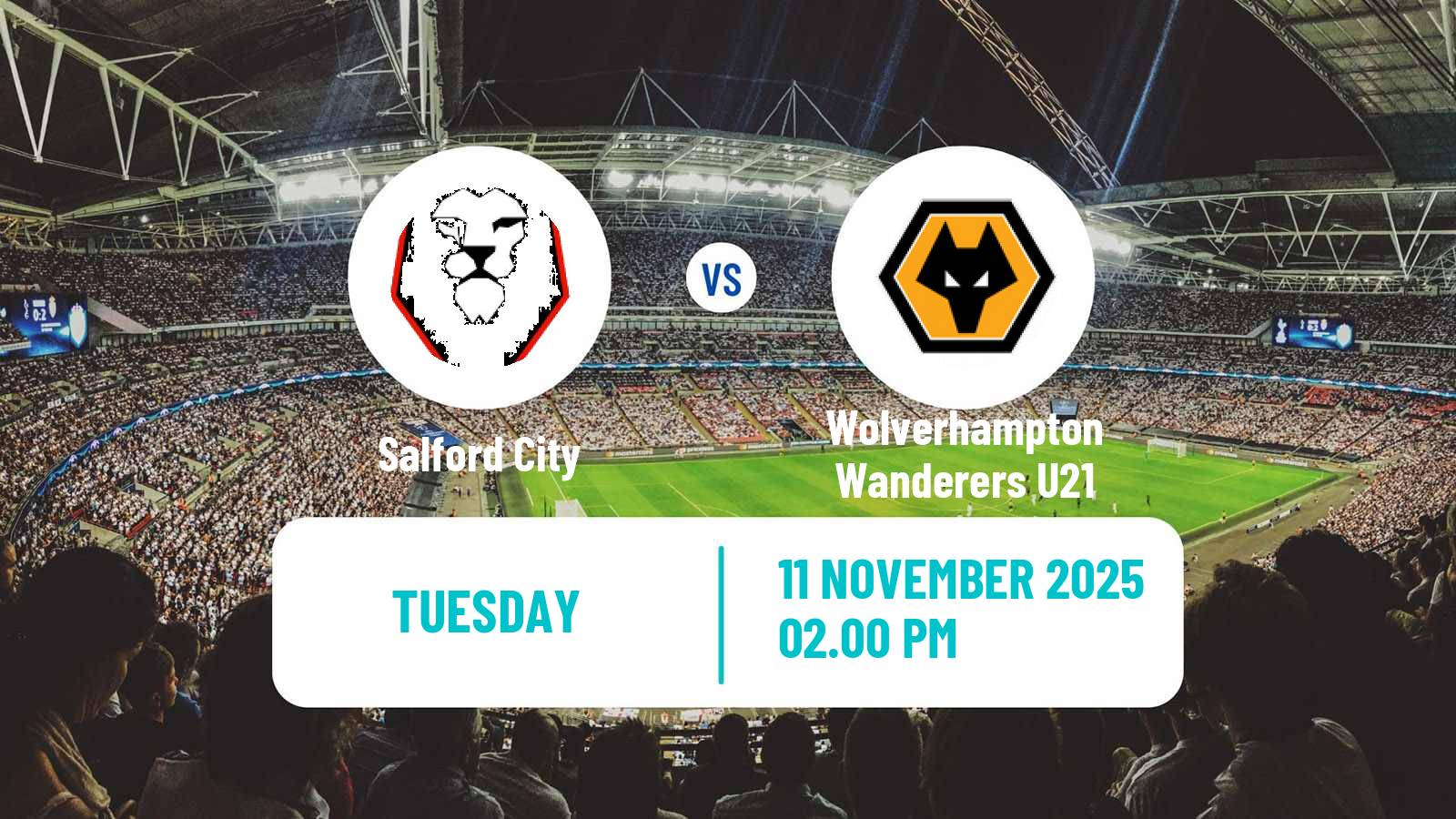 Football English EFL Trophy Salford City - Wolverhampton Wanderers U21