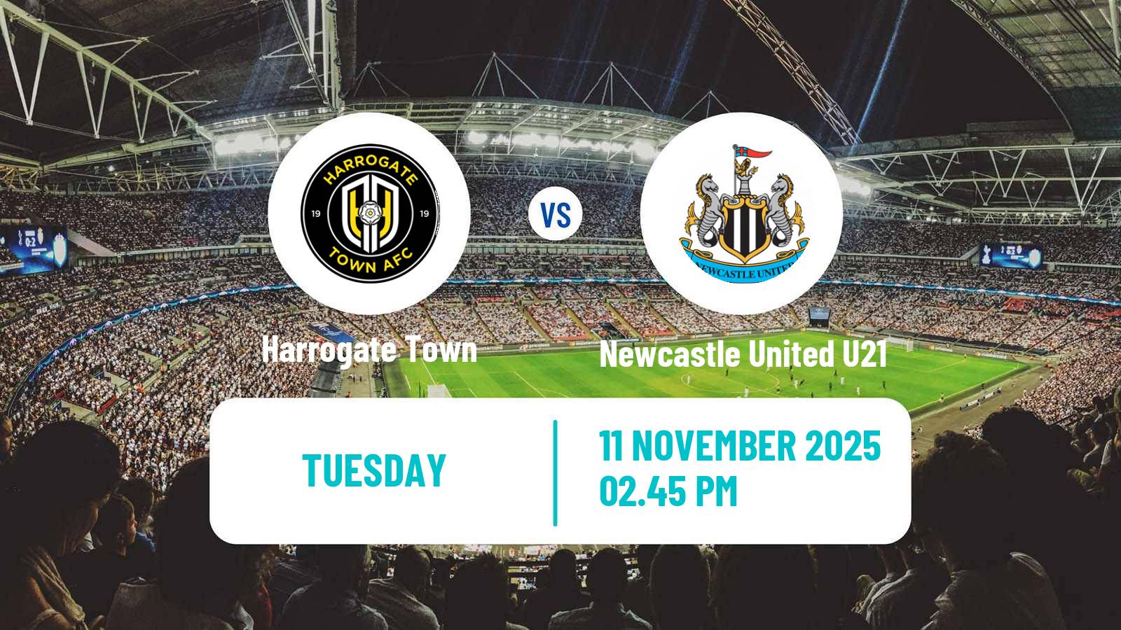 Football English EFL Trophy Harrogate Town - Newcastle United U21
