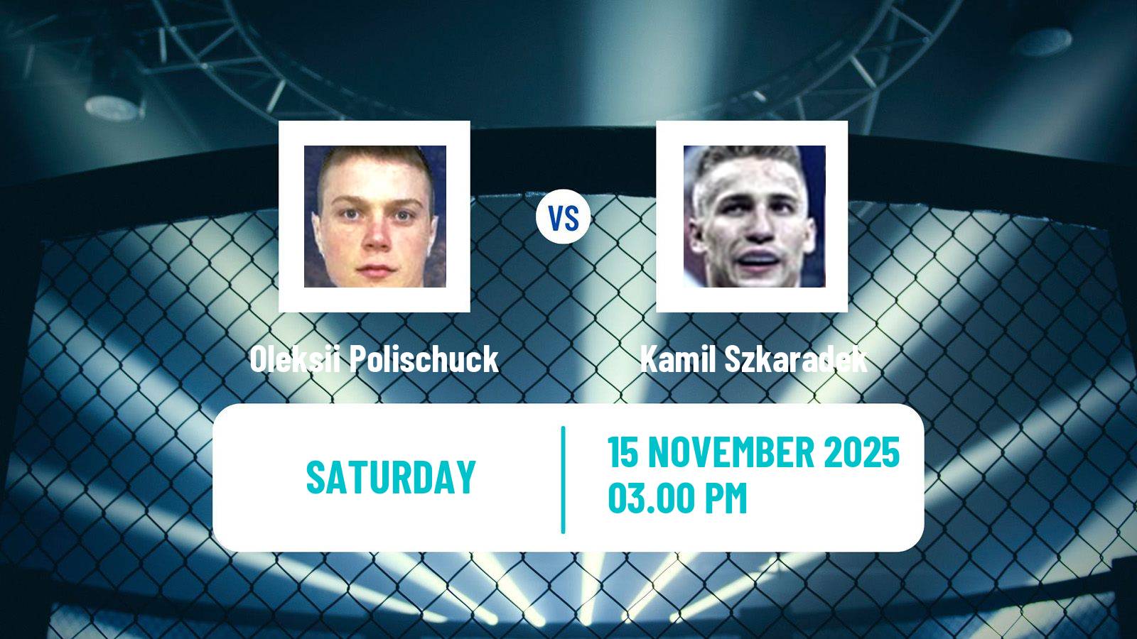 MMA Bantamweight Ksw Men Oleksii Polischuck - Kamil Szkaradek