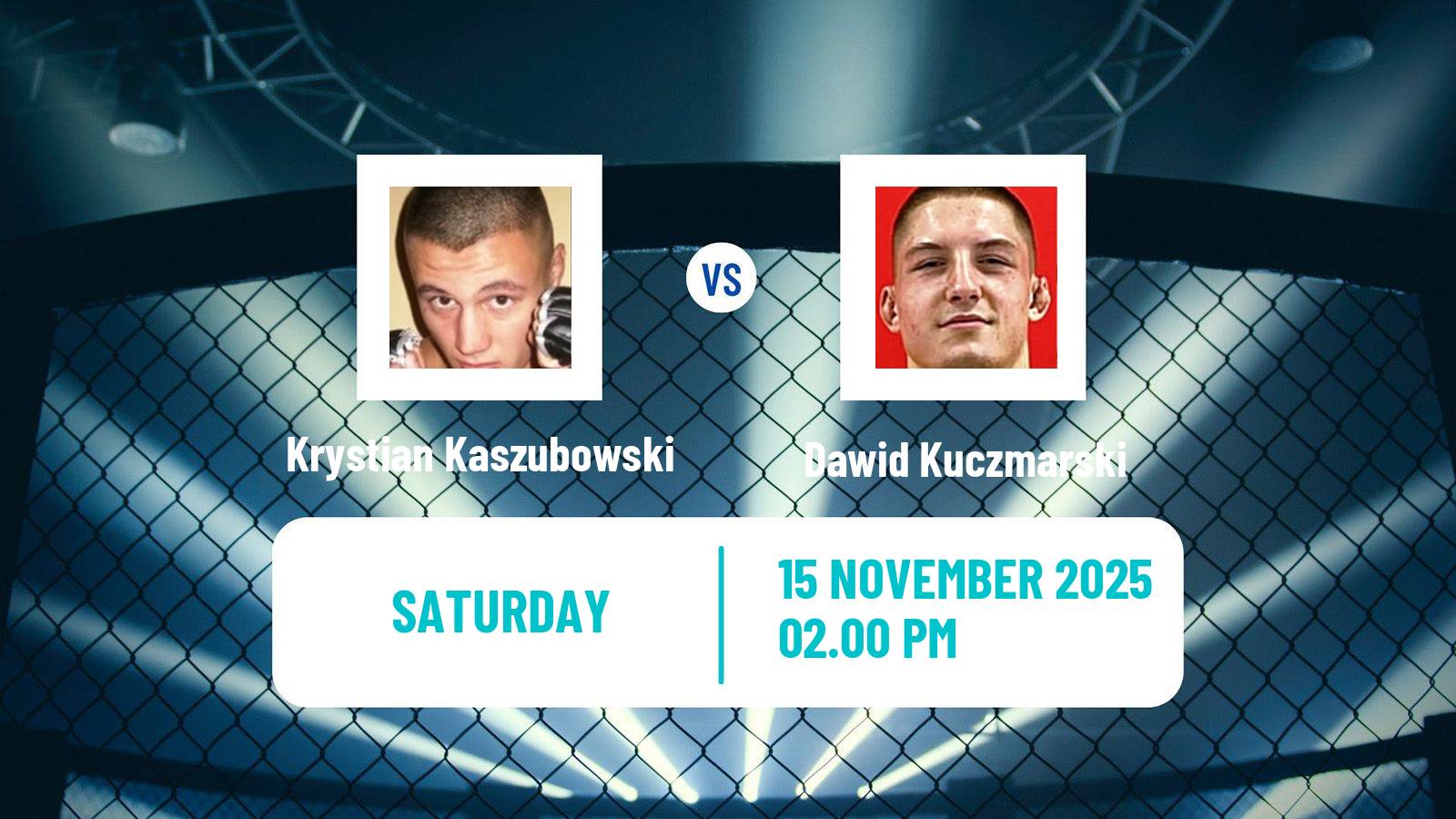 MMA Welterweight Ksw Men Krystian Kaszubowski - Dawid Kuczmarski