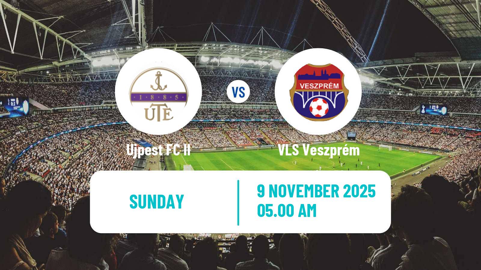 Football Hungarian NB III Northwest Ujpest II - VLS Veszprém