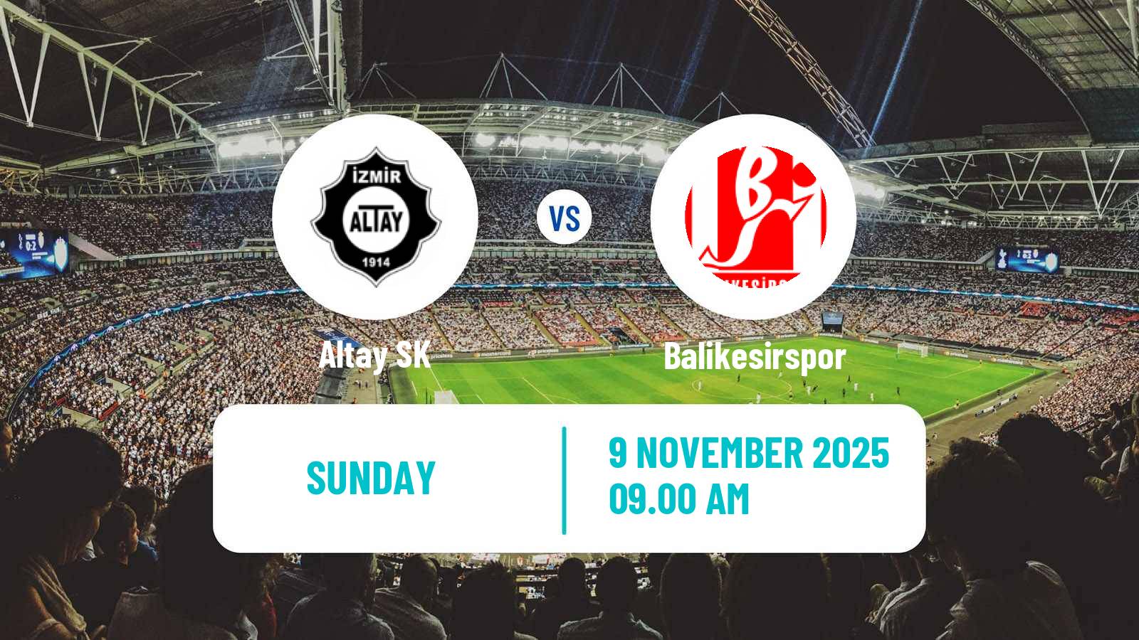 Football Turkish 3 Lig Group 4 Altay - Balikesirspor