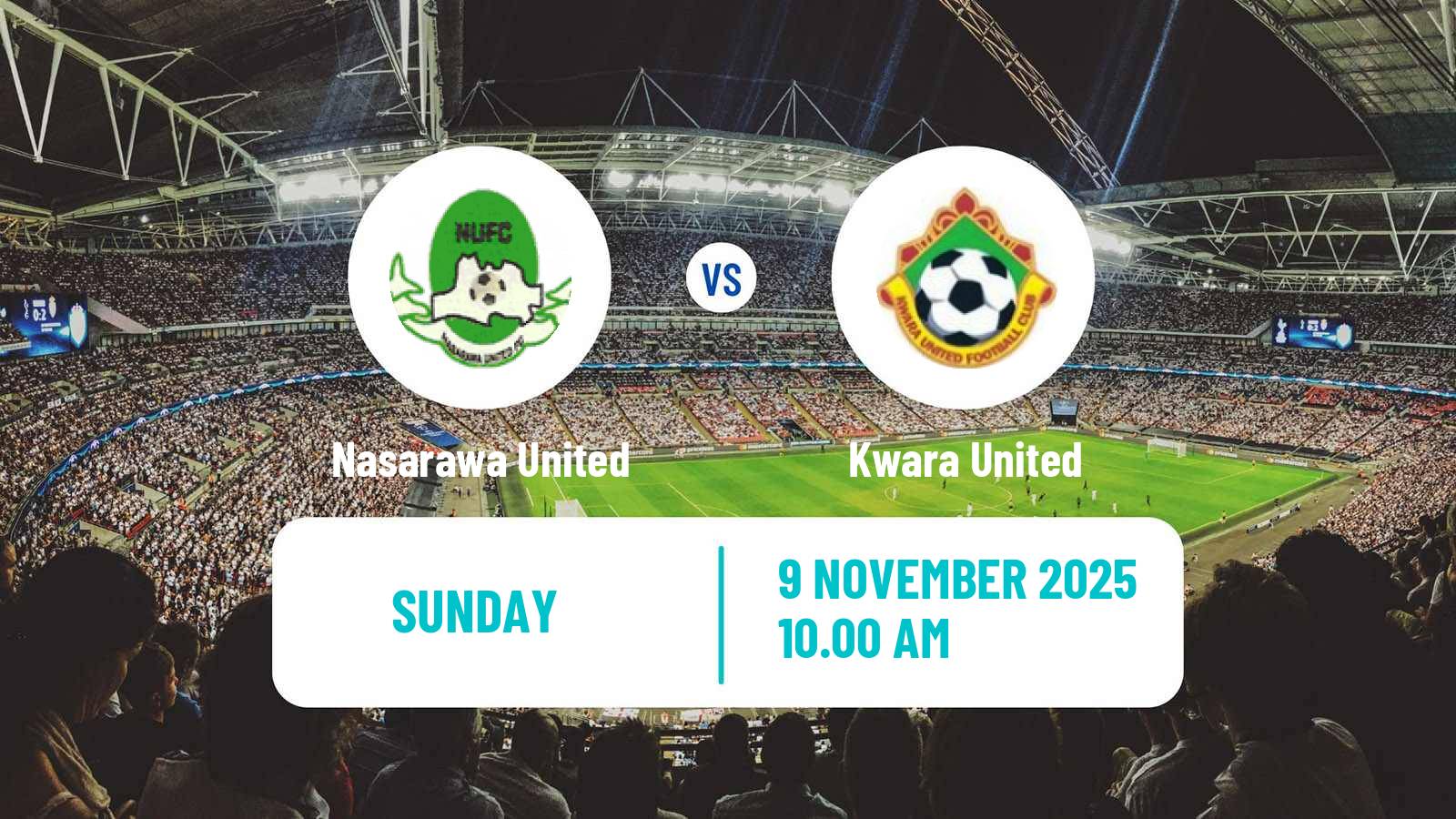 Football Nigerian Premier League Nasarawa United - Kwara United