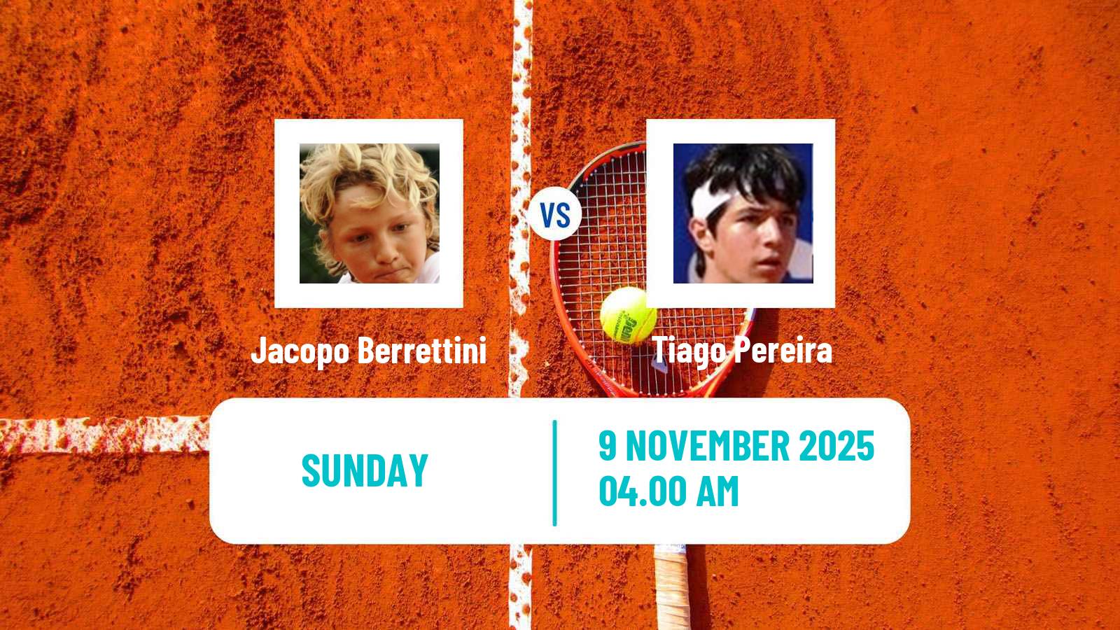 Tennis ITF M25 Monastir 9 Men Jacopo Berrettini - Tiago Pereira