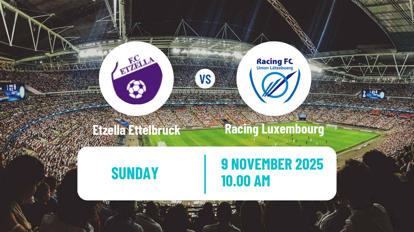 Football Luxembourg Cup Etzella Ettelbruck - Racing Luxembourg