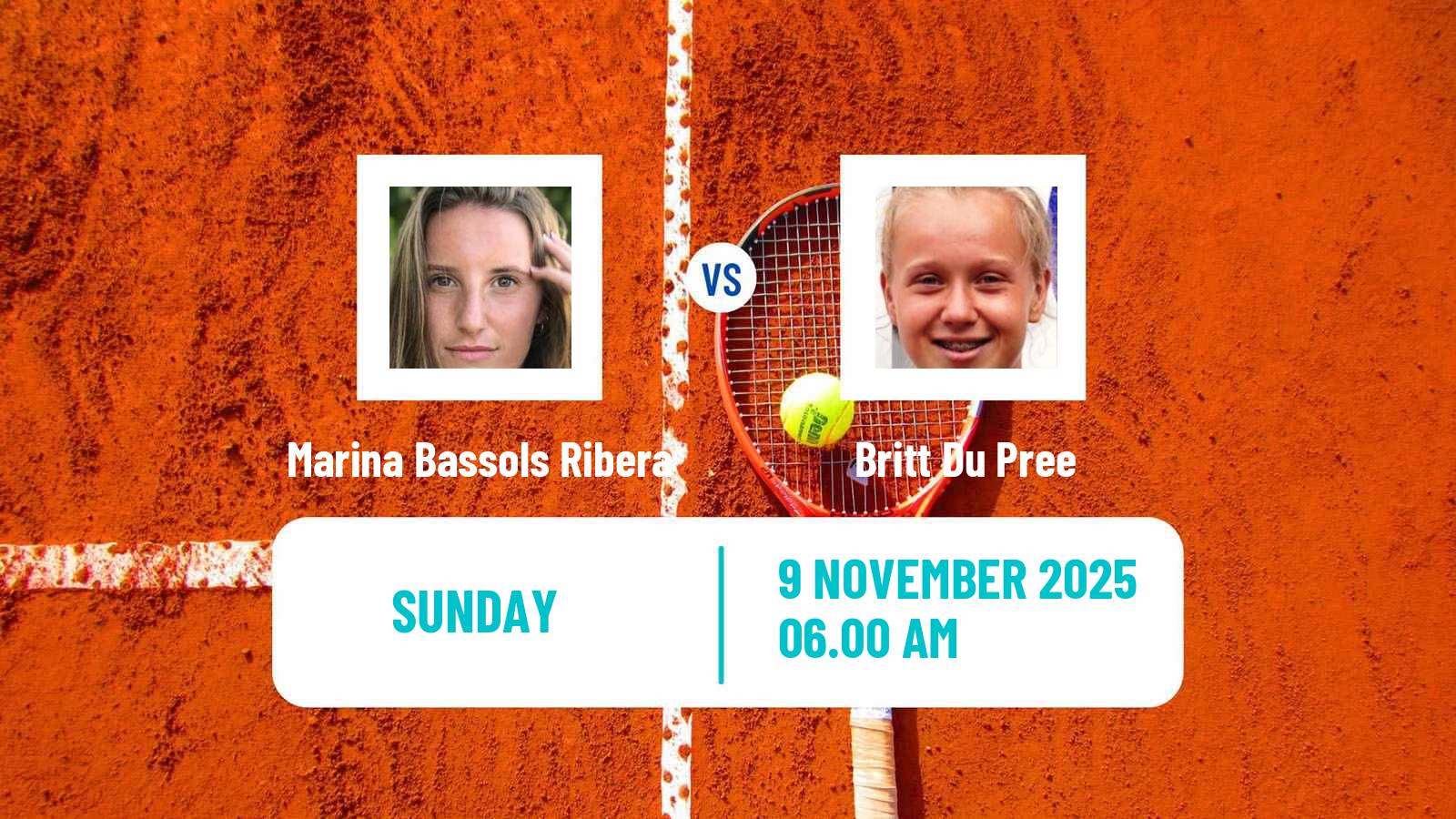 Tennis ITF W35 Faro Women Marina Bassols Ribera - Britt Du Pree