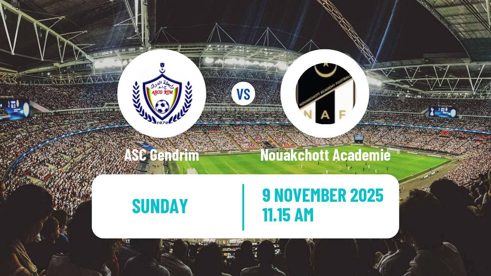 Football Mauritania Ligue 1 Gendrim - Nouakchott Academie