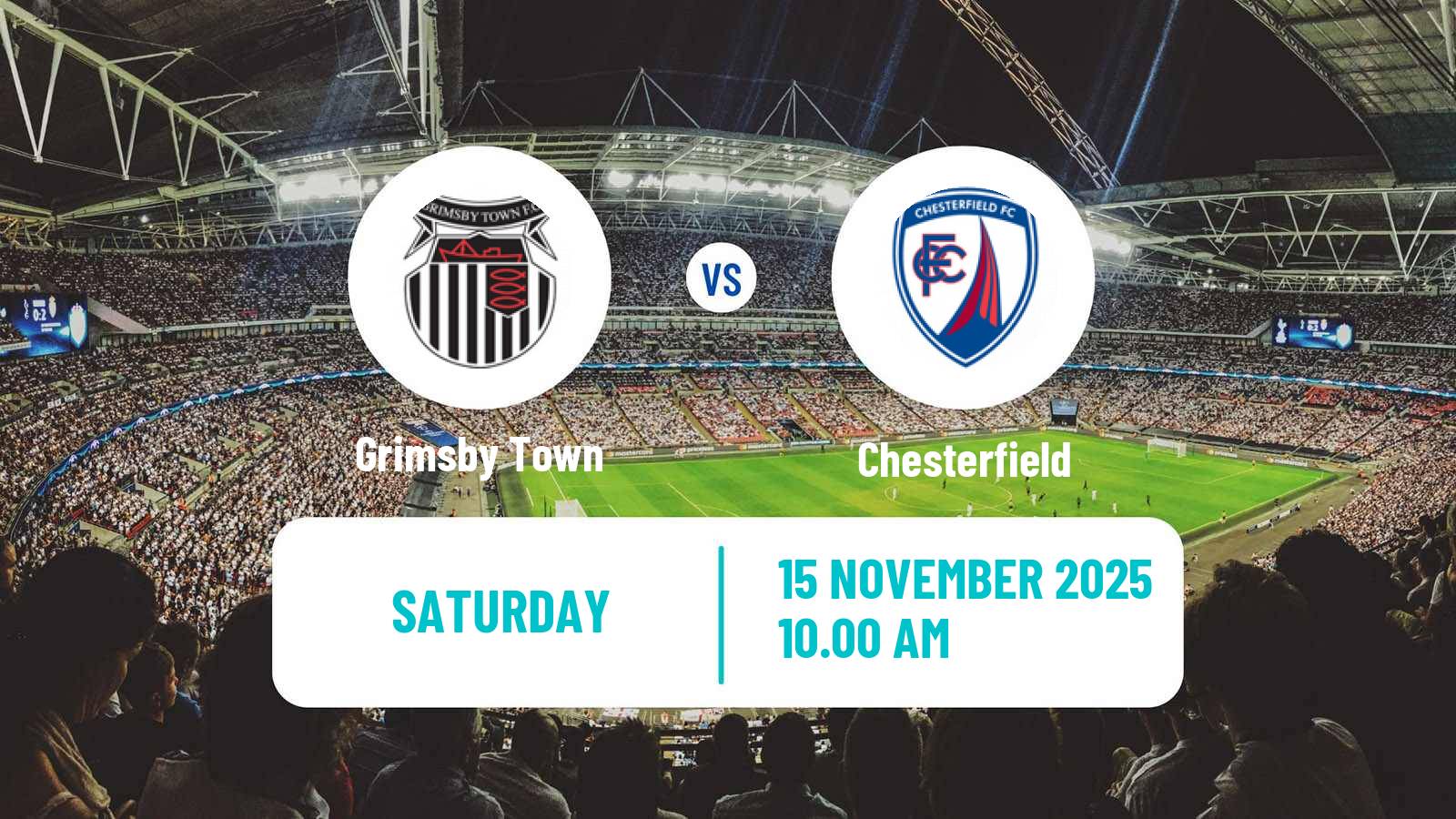 Football English League Two Grimsby Town - Chesterfield