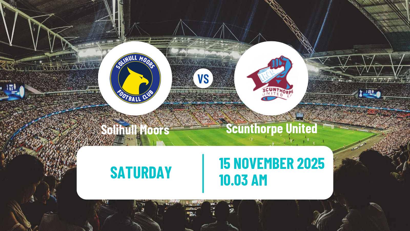 Football English National League Solihull Moors - Scunthorpe United