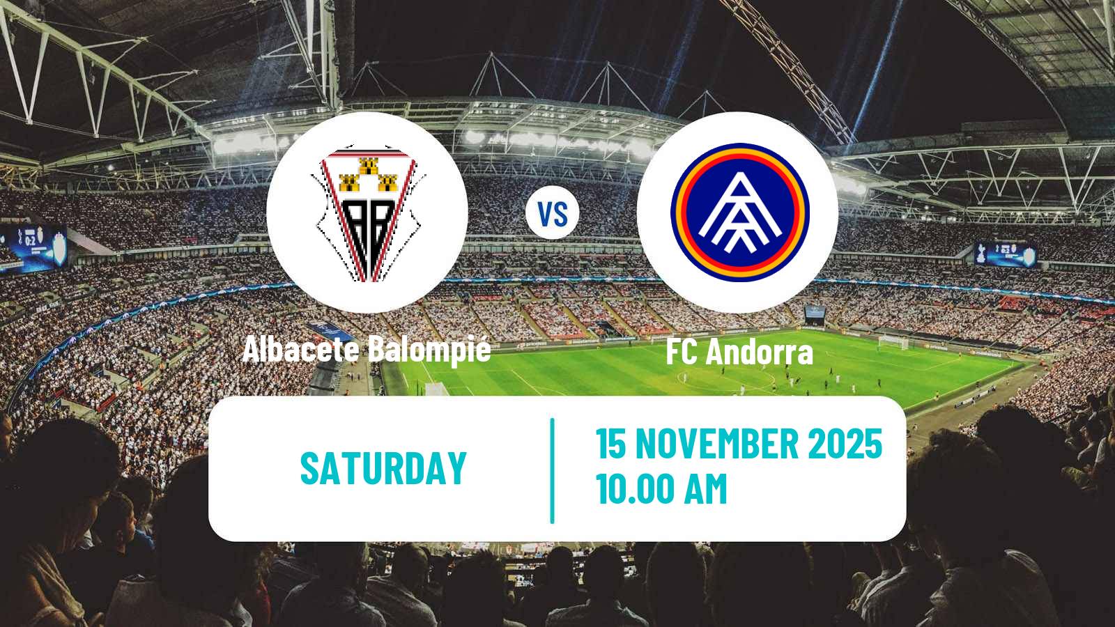 Football Spanish LaLiga2 Albacete Balompié - FC Andorra