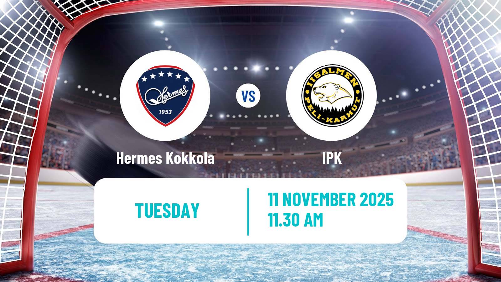 Hockey Finnish Mestis Hermes Kokkola - IPK