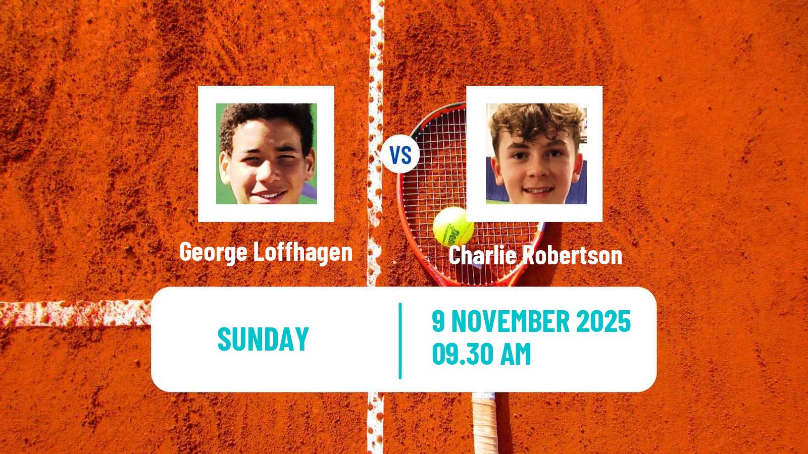 Tennis Lyon 2 Challenger Men George Loffhagen - Charlie Robertson