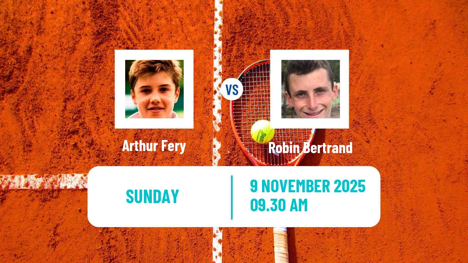 Tennis Lyon 2 Challenger Men Arthur Fery - Robin Bertrand