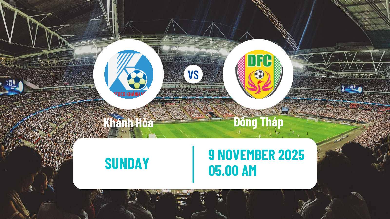 Football Vietnamese V League 2 Khánh Hòa - Đồng Tháp