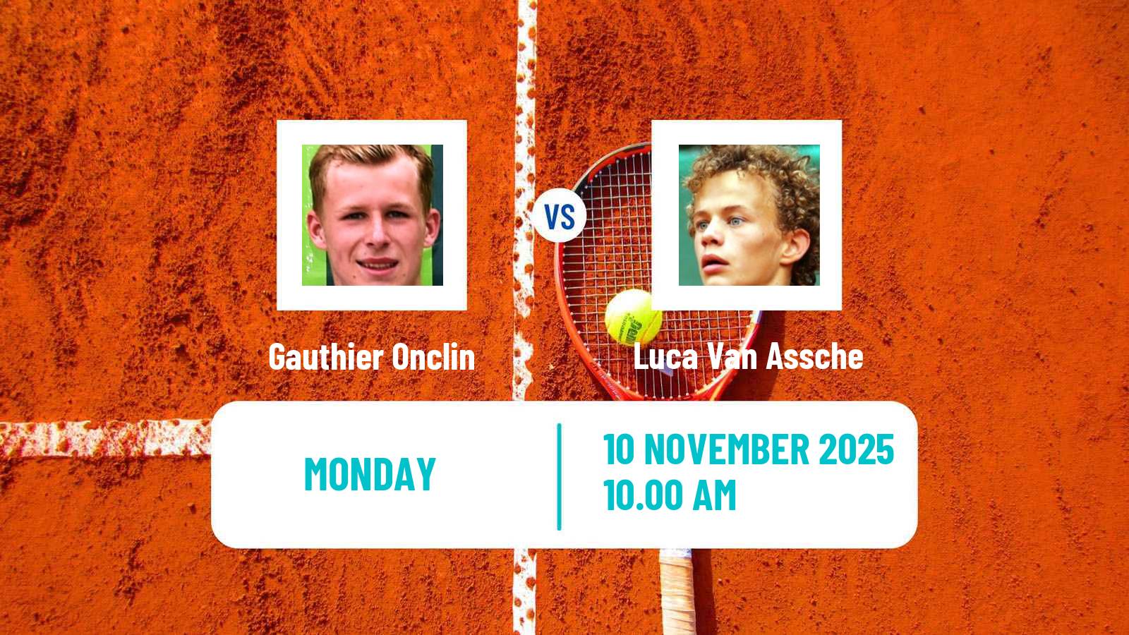 Tennis Lyon 2 Challenger Men Gauthier Onclin - Luca Van Assche