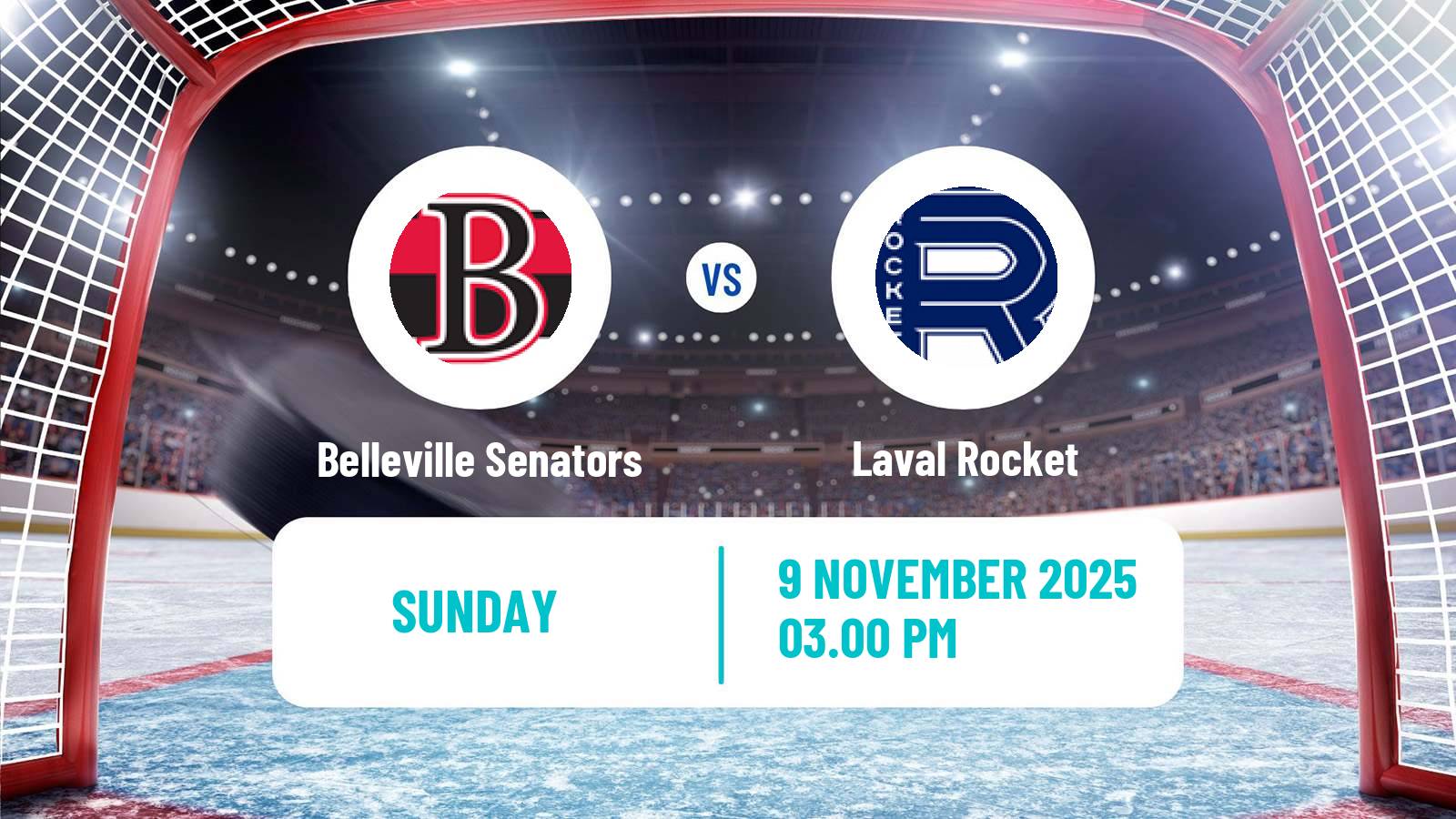 Hockey AHL Belleville Senators - Laval Rocket