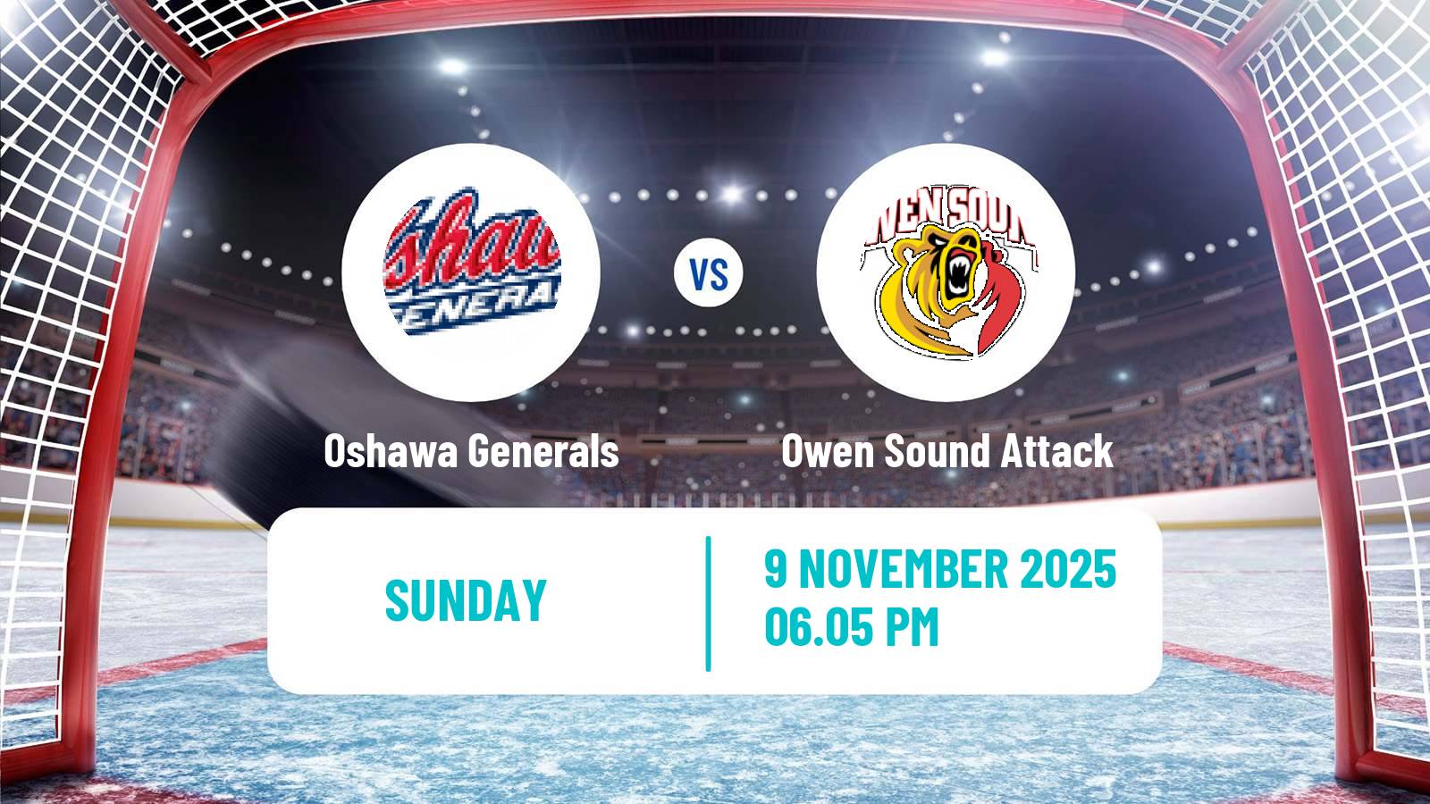 Hockey OHL Oshawa Generals - Owen Sound Attack