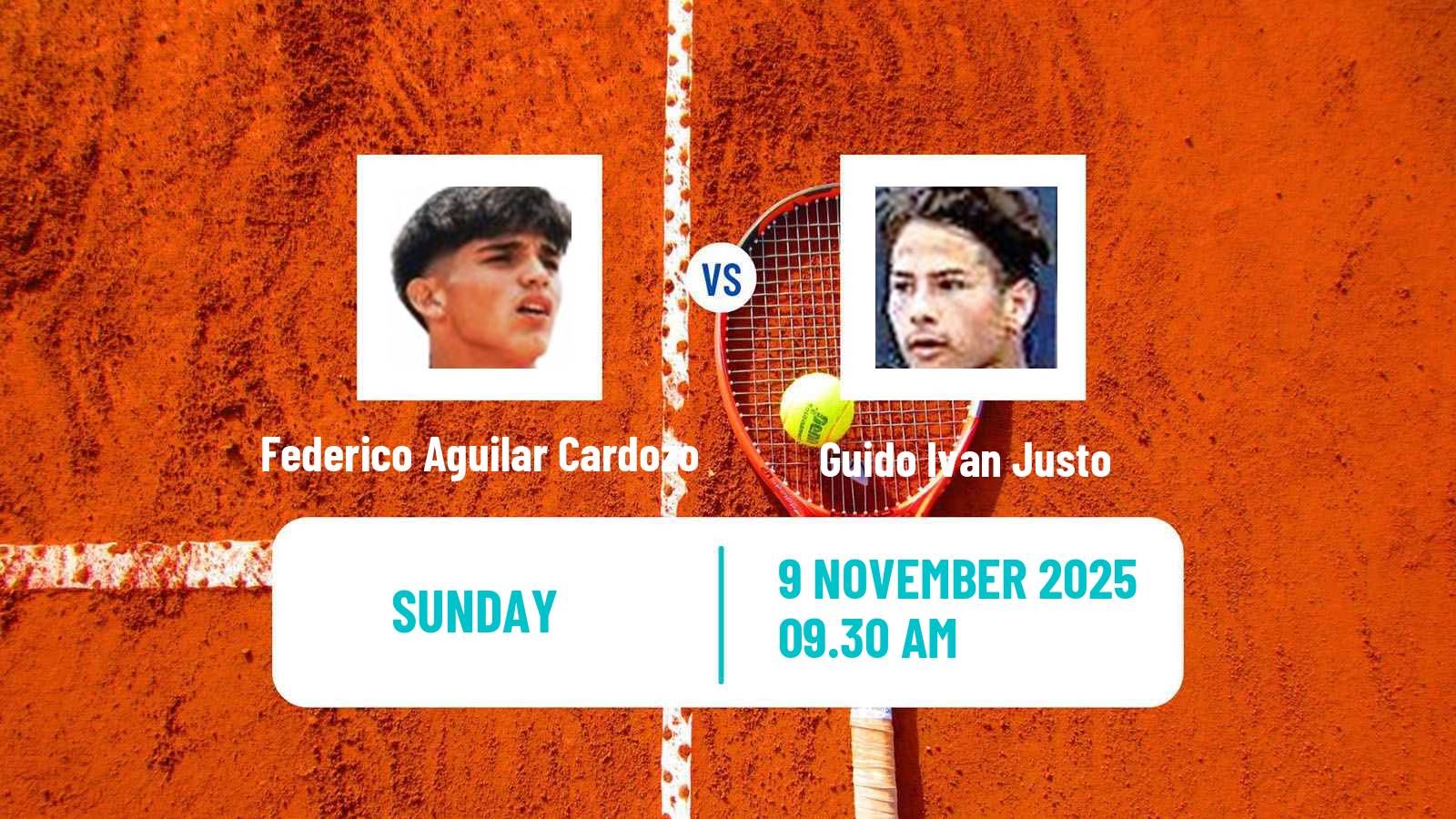 Tennis Montevideo Challenger Men Federico Aguilar Cardozo - Guido Ivan Justo