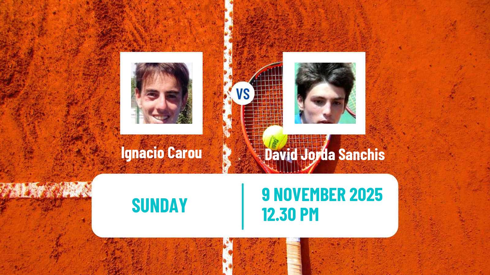Tennis Montevideo Challenger Men Ignacio Carou - David Jorda Sanchis