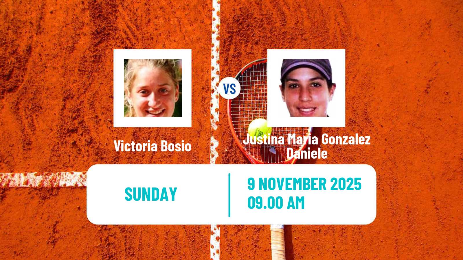 Tennis ITF W15 Neuquen Women Victoria Bosio - Justina Maria Gonzalez Daniele