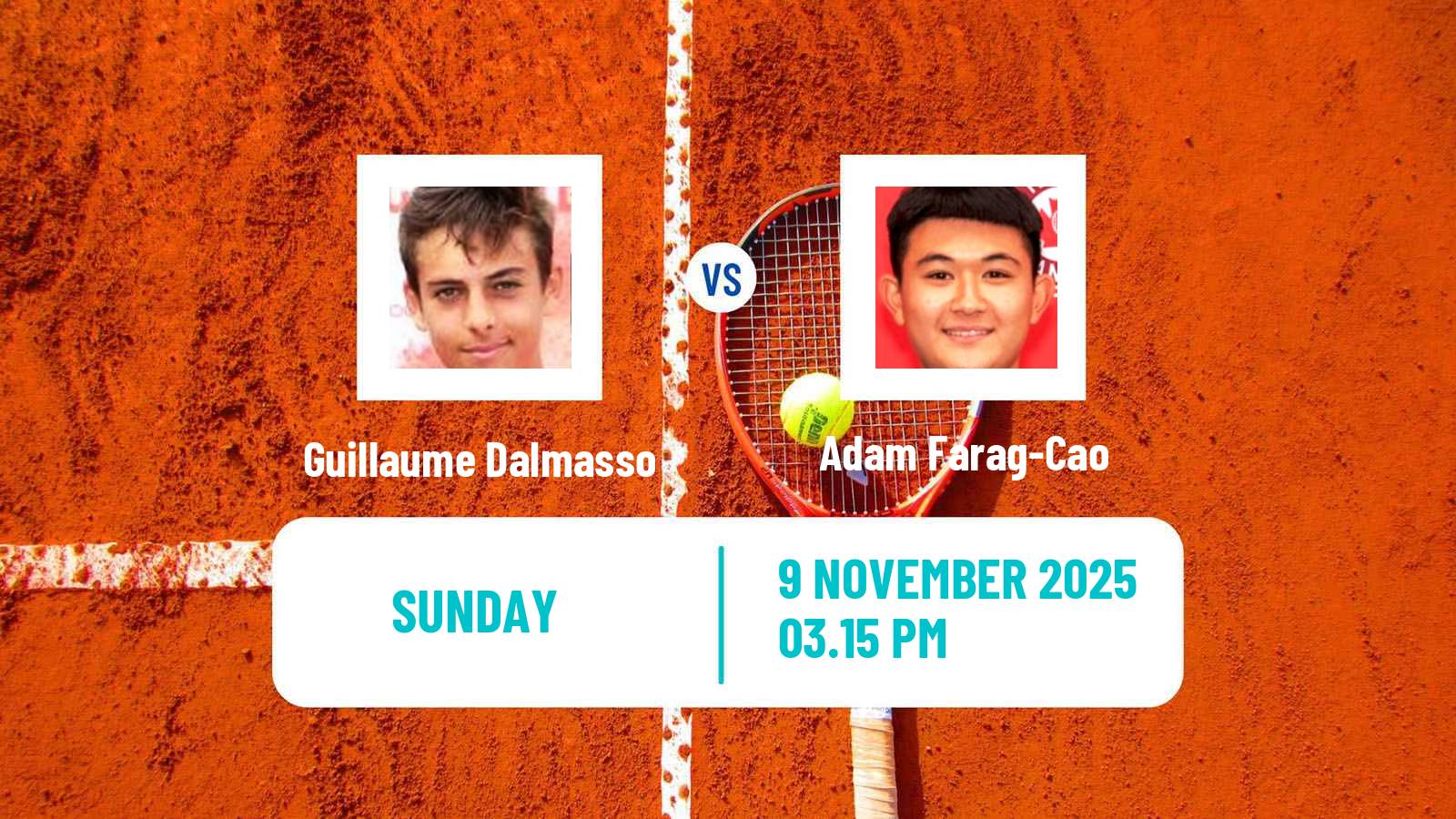 Tennis Drummondville Challenger Men 2025 Guillaume Dalmasso - Adam Farag-Cao