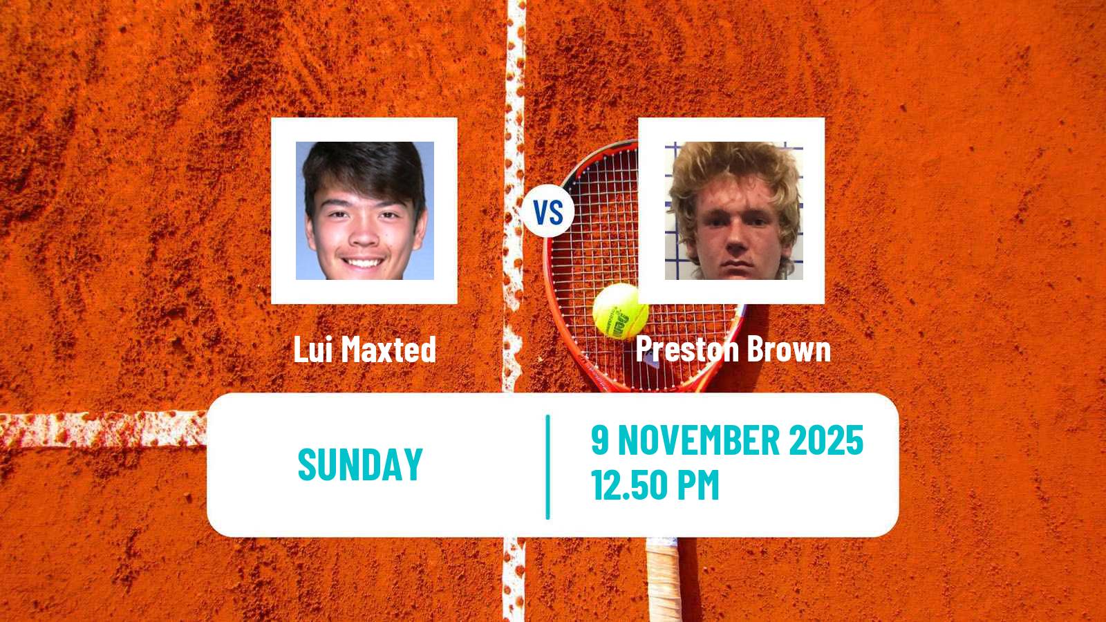 Tennis Champaign Challenger Men 2025 Lui Maxted - Preston Brown