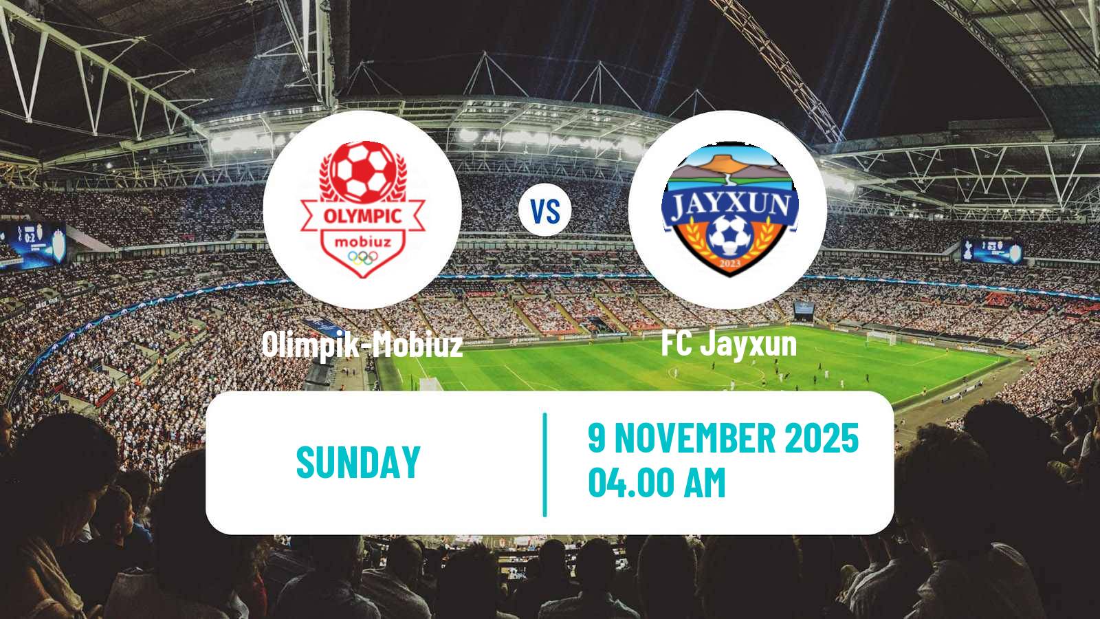 Football Uzbek Pro Liga Olimpik-Mobiuz - Jayxun