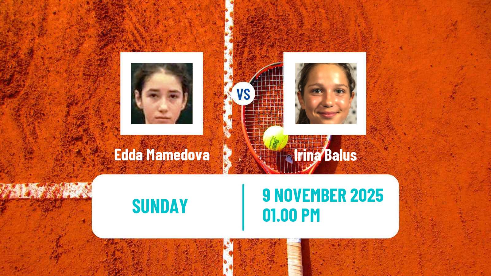 Tennis ITF W15 Lincoln Ne Women Edda Mamedova - Irina Balus