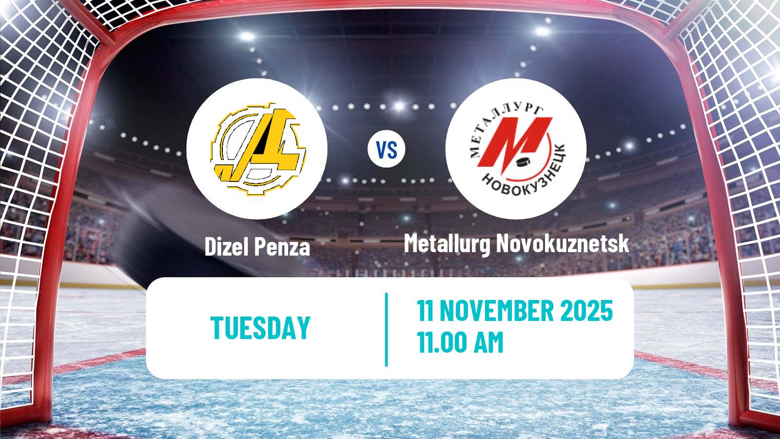 Hockey VHL Dizel Penza - Metallurg Novokuznetsk