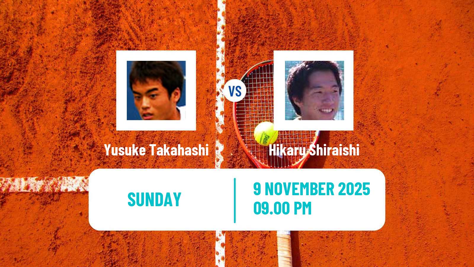 Tennis Kobe Challenger Men Yusuke Takahashi - Hikaru Shiraishi