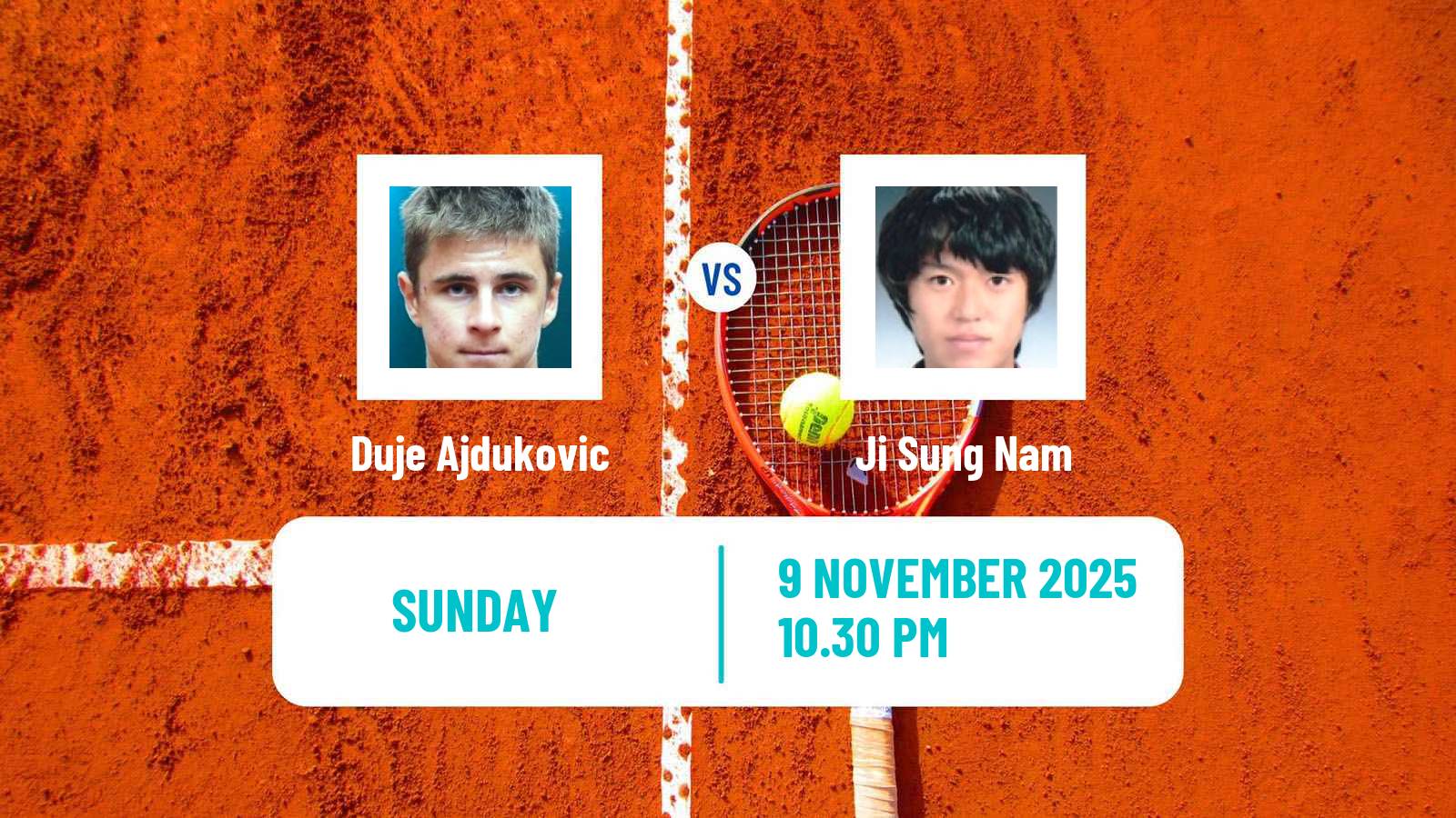 Tennis Kobe Challenger Men Duje Ajdukovic - Ji Sung Nam