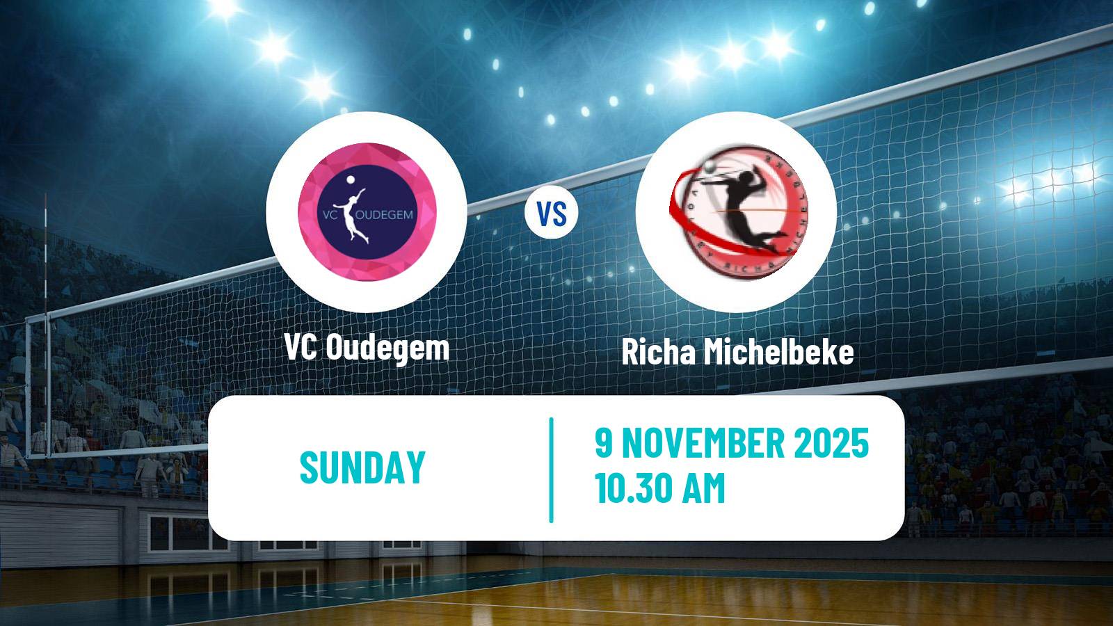 Volleyball Belgian Liga A Volleyball Women Oudegem - Richa Michelbeke