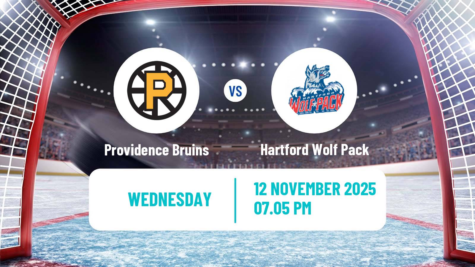 Hockey AHL Providence Bruins - Hartford Wolf Pack
