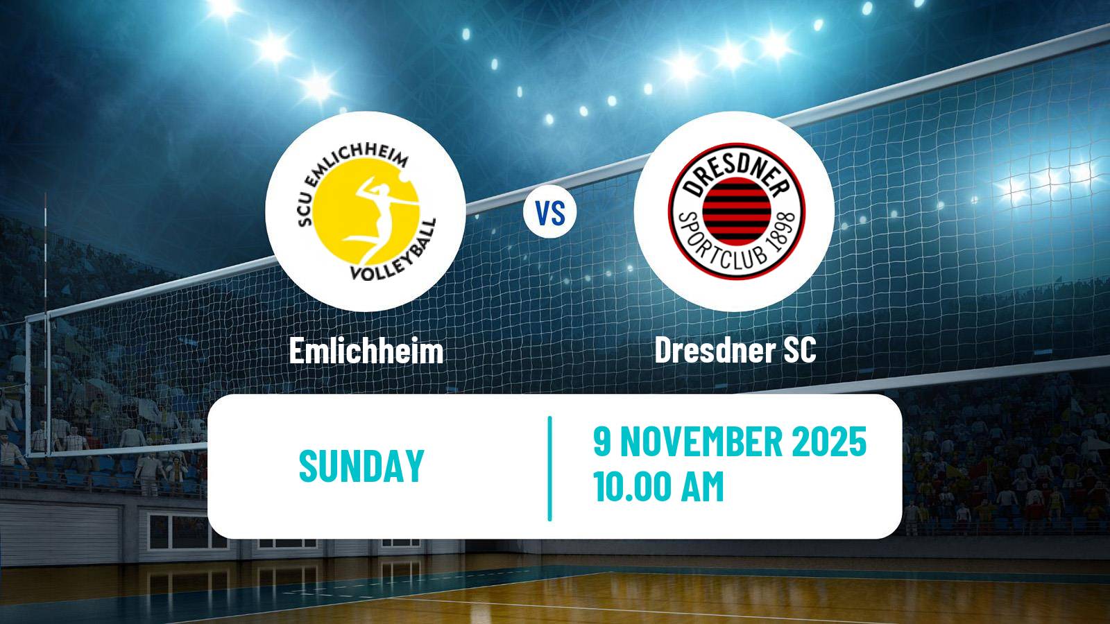 Volleyball German DVV Cup Women Emlichheim - Dresdner SC