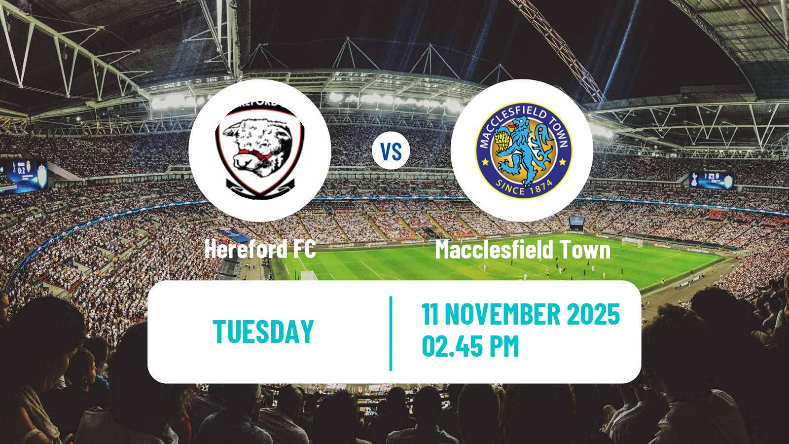 Football English National League North Hereford - Macclesfield Town