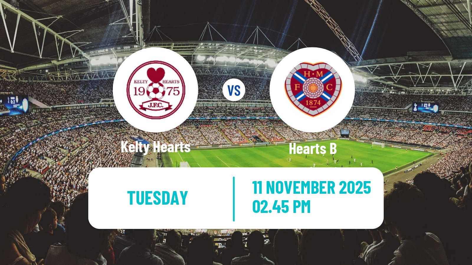 Football Scottish Challenge Cup Kelty Hearts - Hearts B