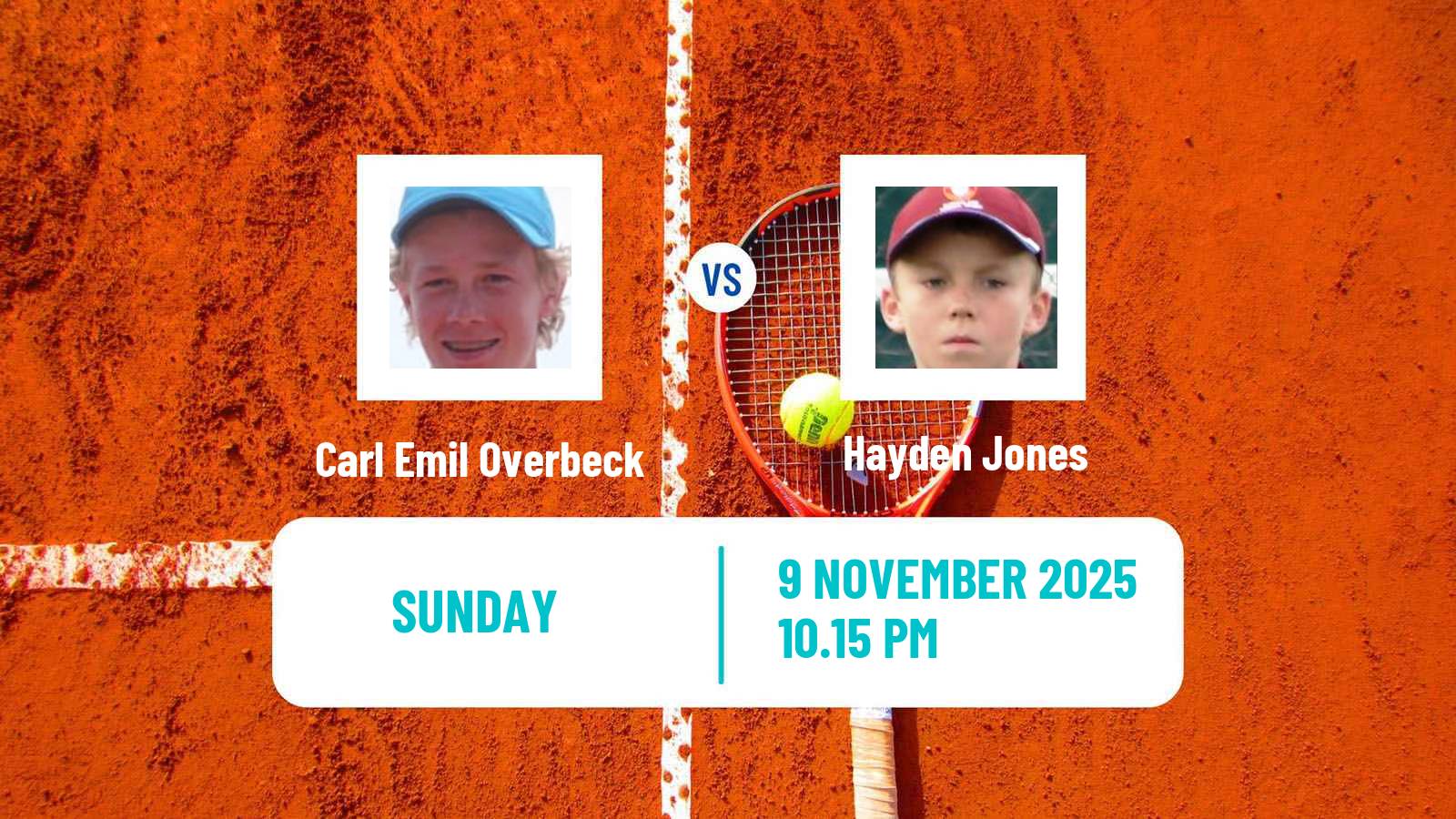 Tennis Brisbane 3 Challenger Men Carl Emil Overbeck - Hayden Jones